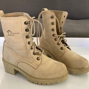 Havana Joes - Tan Ankle Boots, Size 7-7.5